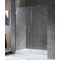 Anzzi Makata 60" x 72" Frameless Hinged Alcove Shower Door, Polished Chrome SD-AZ8073-01CH - alternate 1